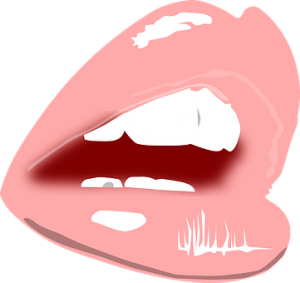 pink thick lips graphic 