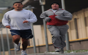 two men jogging 